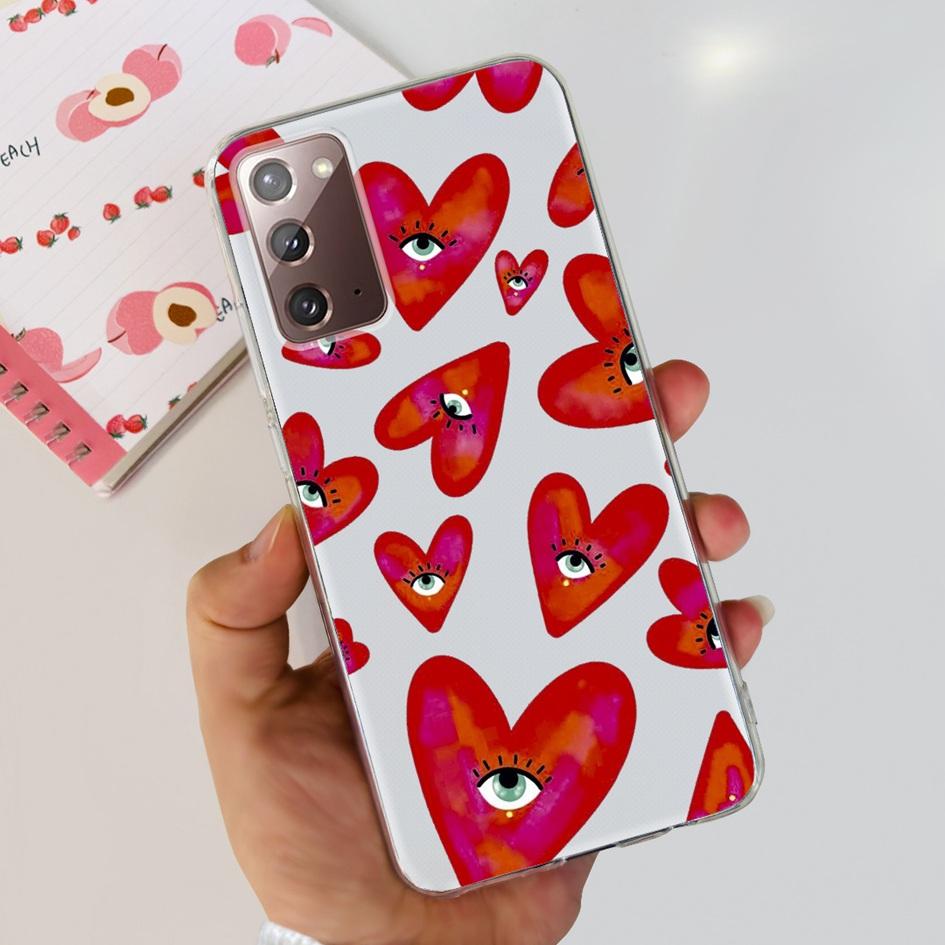 Чехол для Samsung Note 20 5G SM-N981B Популярный Цветок Тонкий Мягкий Силиконовый Чехол для Телефона для Samsung Galaxy Note20 Ultra 5G Funda Capa