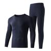 HLA Men's Pure Cotton Antibacterial Thermal Underwear Set