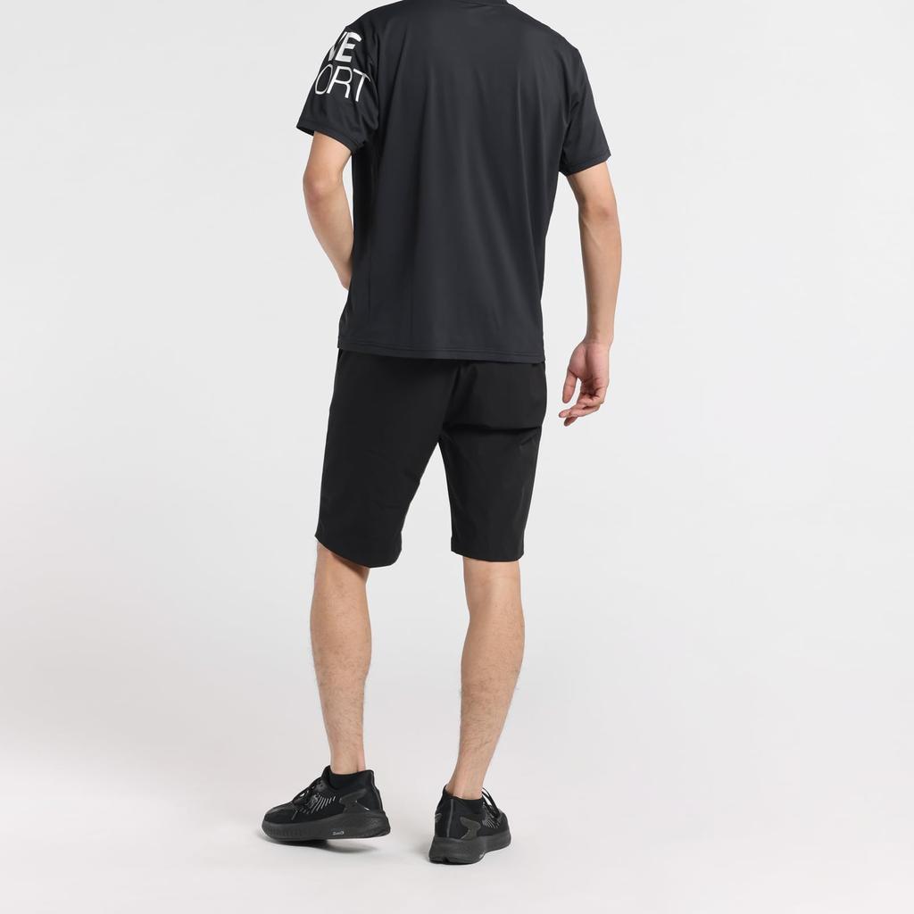 Спортивная футболка Move Sports Coolist by Move Round Short BK00 Descente, Спорт, Влагоотводящая, Быстросохнущая, Отводящая тепло, Шея, Рукав, Мужская, (ST5SHTZ0MB)