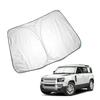 HUAHAO Солнцезащитный козырек для нового Land Rover Defender для лобового стекла Defender, солнцезащитный козырек от УФ-лучей для лобового стекла автомобиля, Defender Light, теплоизоляционный, без присосок, на заказ