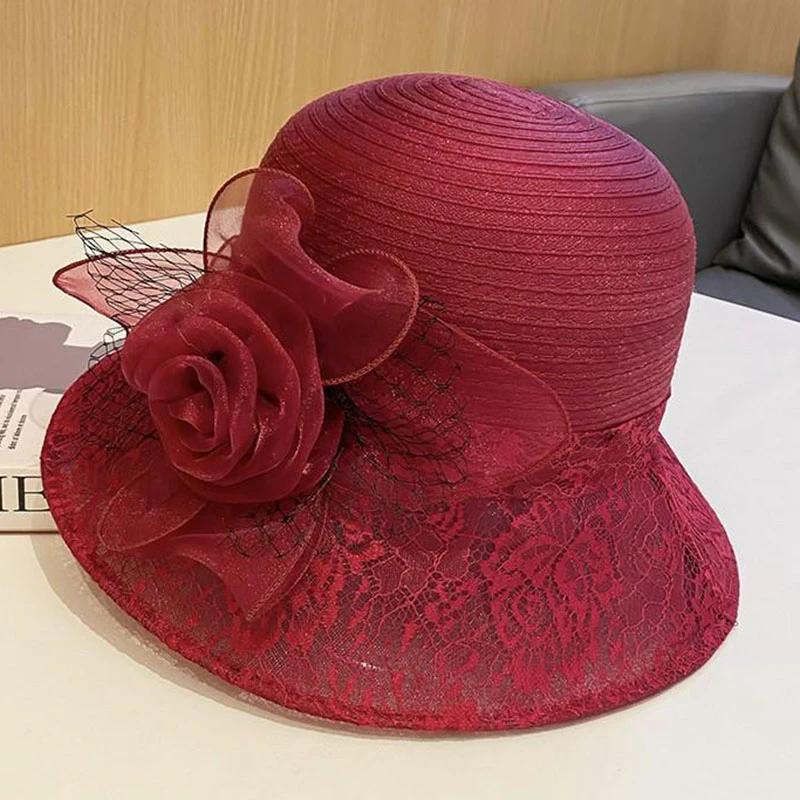 WTEMPO Women's Solid Color Casual Versatile Breathable Sun Hats Summer Wide Brim Outdoor Travel Mesh Hats