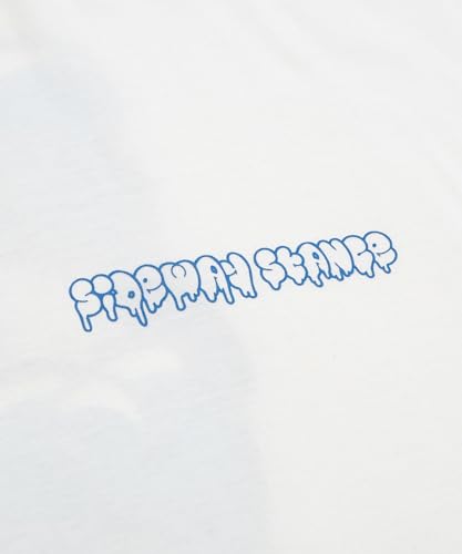 [IMPROVES] [SIDEWAYSTANCE] Short Sleeve Drip Logo Print T-Shirt