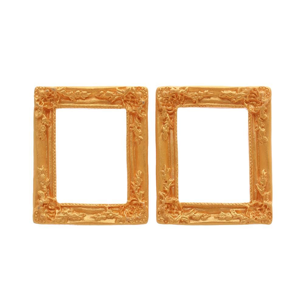 Имитация мебели Модель кукольного домика Миниатюрные аксессуары Украшения для кукольного домика Рамка для фото из смолы