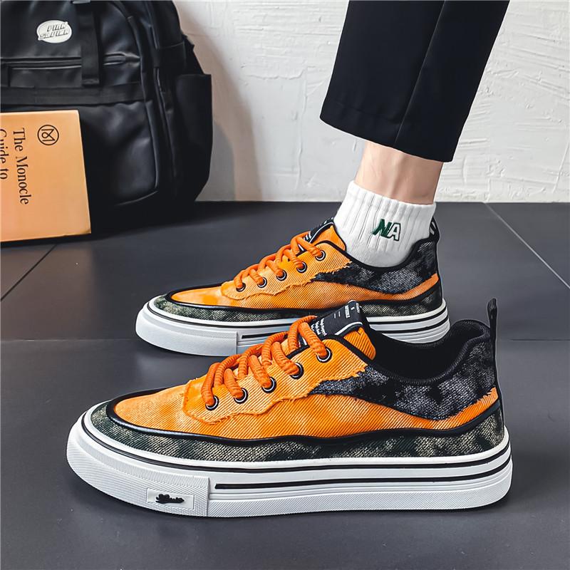 Мужская обувь повседневная обувь 2024 года мужская обувь лето новый модный тренд универсальные туфли на плоской подошве с низким верхом