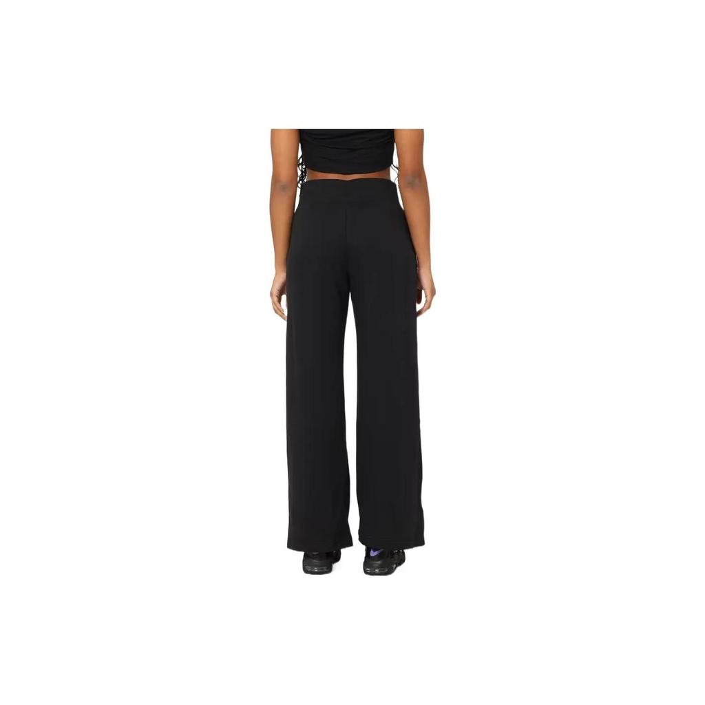 Nike Women's Phoenix Fleece High Waisted Wide Leg Sweatpants Black / Sail (Unisex) Knitted Sweatpants DQ5615 010