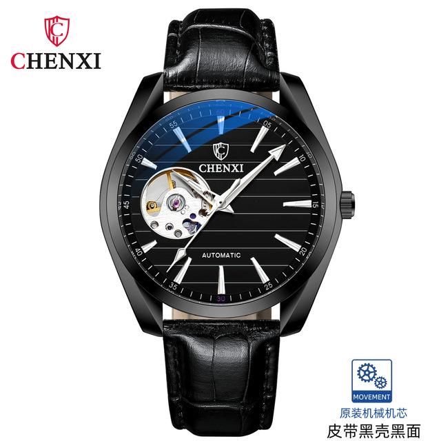 CHENXI 8806 2024 Топовый бренд Мужские часы Роскошные Автоматические Механические Водонепроницаемые Relog Chenxi Золотой Деловой Наручные часы