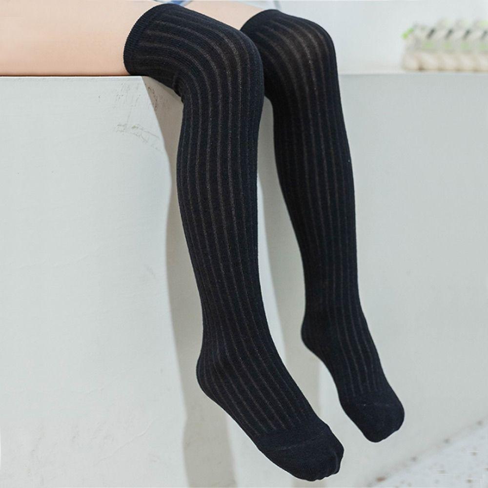 for 3-12Y Toddler Cotton Candy Color Warmers Socks Long Leg High Knee Socks Kids Stockings