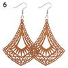 Craft Wood Earrings Bohemian Dangle Earrings Pendant Earring Making African