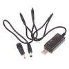 1 комплект блок питания/зарядное устройство/преобразователь питания USB повышающий преобразователь постоянного тока 5 В в 9 В 12 В USB повышающий кабель-преобразователь с разъемом 3,5 мм