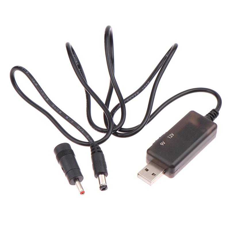 1 комплект блок питания/зарядное устройство/преобразователь питания USB повышающий преобразователь постоянного тока 5 В в 9 В 12 В USB повышающий кабель-преобразователь с разъемом 3,5 мм