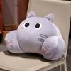 Утолщенная подушка для спины кошки Сиамская трехцветная кошка Диван Кровать Стул Подушка для поддержки поясницы Удобная декоративная подушка для дома Девочка