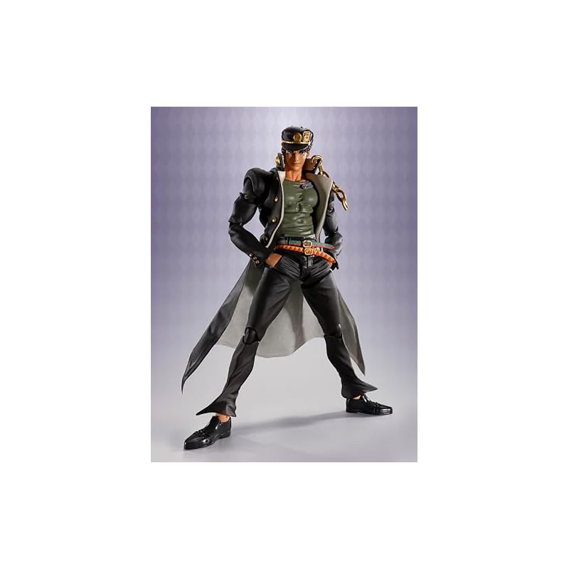 TAMASHII NATIONS S.H.Figuarts JoJo's Bizarre Adventure Stardust Crusaders Jotaro Kujo Прибл.. 170 мм ПВХ и АБС и Ткань и Металл Окрашенная Фигурка Действия