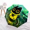 1pc Cat PondAutomatic Folding Umbrella, Portable Collapsible Design, Casual Outdoor Accessory, for All Seasons 067