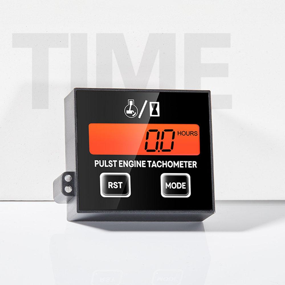 Сменная батарея тахометр автомобильные аксессуары для газонокосилки трактора водонепроницаемый цифровой спидометр тахометр для бензопилы индуктивный счетчик моточасов