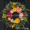 Valentines Day Artificial Flower Wreath Hanging Decor Home Window Door Party Decoration