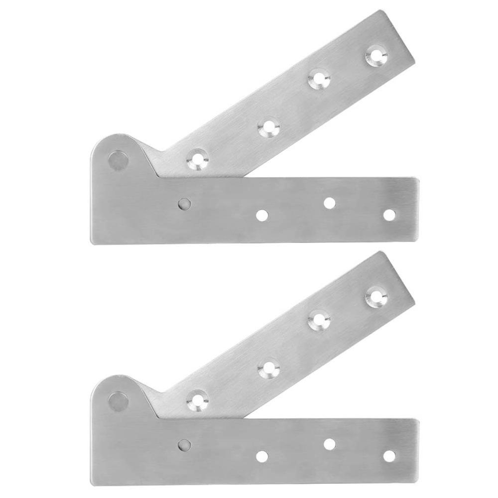 2pcs Stainless Steel Cabinet Pivot Hinges Easy Install Hidden Pivot Hinges Pivot Hinges Kitchen