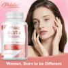 Glutathione blend, containing vitamin C extract, helps restore skin health, aids in whitening, suitable for adults, vegan.