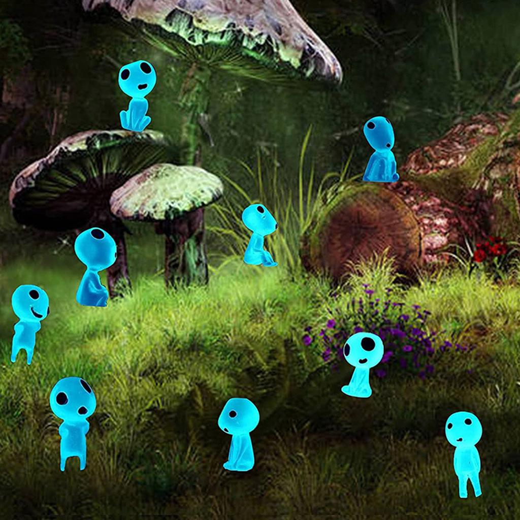 10 шт светящиеся деревья эльфы садоводство декор в горшках бонсай украшения для комнаты