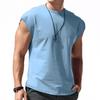 Summer Men's Mesh Gym Vest Quick Dry Loose Fitness Exercise Wide Shoulder Sports Sleeveless Shirt Bodybuilding Tank Top