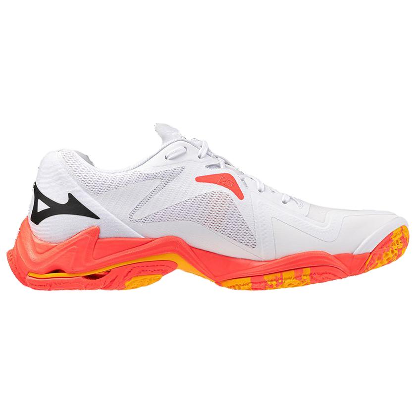 Mizuno Wave Lightning Z8 Daybreaker Pack Unisex Sneakers White Fiery-Coral Citrus V1GA240098