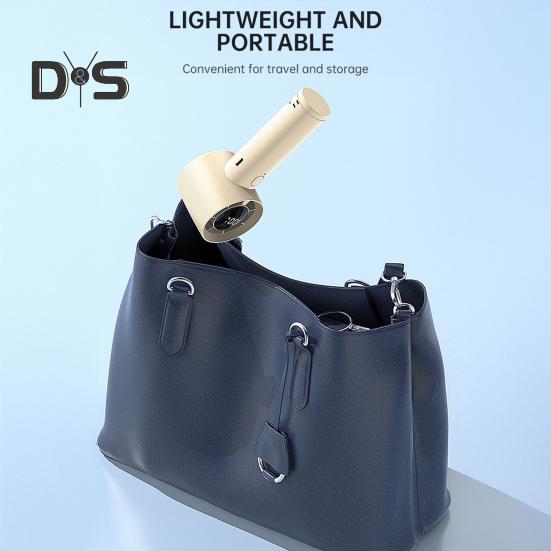 Ручной вентилятор с цифровым дисплеем на базе, 100-скоростной регулятор, мощный воздушный поток, низкий уровень шума, перезаряжаемый портативный персональный охлаждающий вентилятор