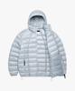 Lmc Oval Globe Light Weight Hooded Down Jacket Light Gray