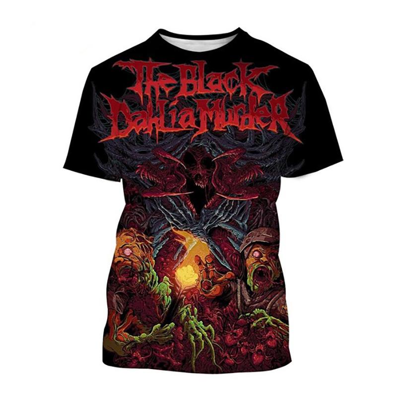Новые футболки The Black Dahlia Murder 3D-печать Уличная мода Мужские Женские Модные Футболки с коротким рукавом Мужские Футболки Топы Мужская Одежда