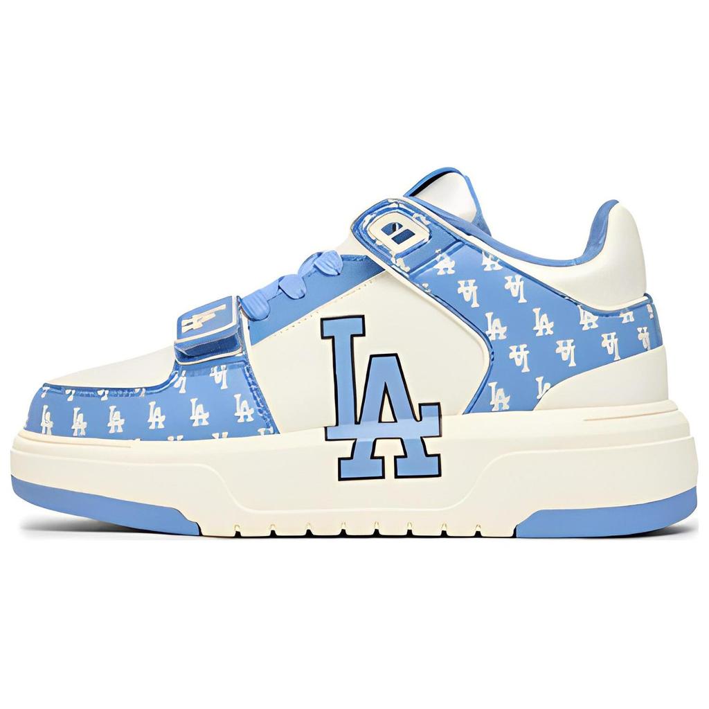 MLB Chunky Liner Basic Los Angeles Dodgers Нескользящие Прочные Кроссовки Средней Высоты Унисекс Кроссовки Синий Белый 3ASXLM13N-07CBL