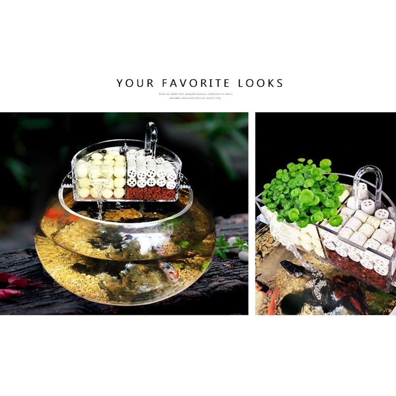 Внешний фильтр для аквариума, различные размеры для круглого аквариума, аксессуары для круглого аквариума