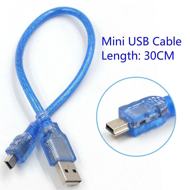 Мини / Микро / Квадратный USB-кабель для Arduino для UNO R3, Mega 2560, Nano, Due R3, Leonardo, Pro micro, Pro Mini Board 30СМ