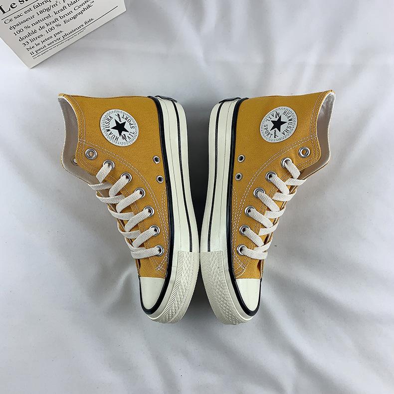 High-top Canvas Shoes Women's Spring and Autumn New Student Retro All-match Sneakers