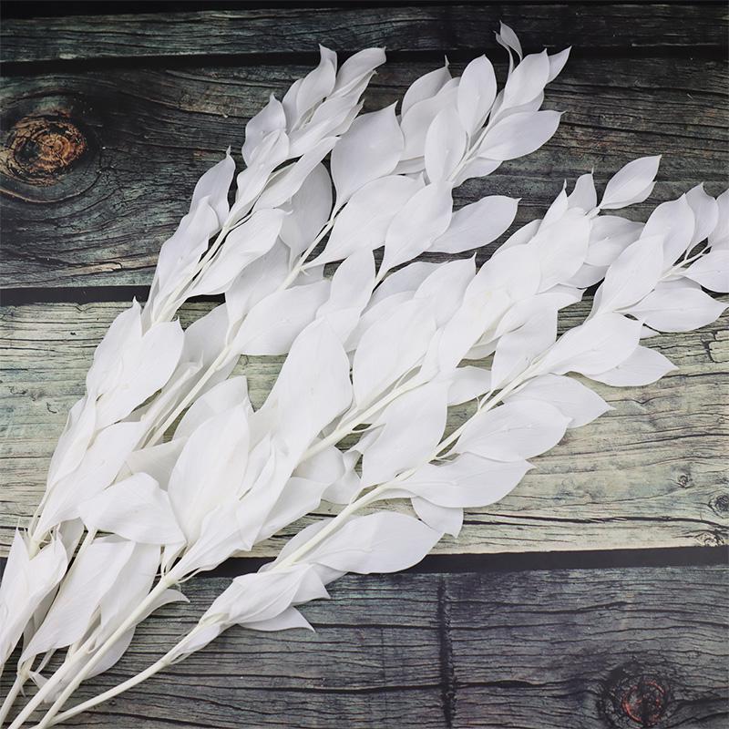 DIY Floral Art Ornament: Preserved Tangerine & Fishtail Leaf, Lily, Bamboo Dried Flowers – Ikebana Photo Prop for Home Décor.