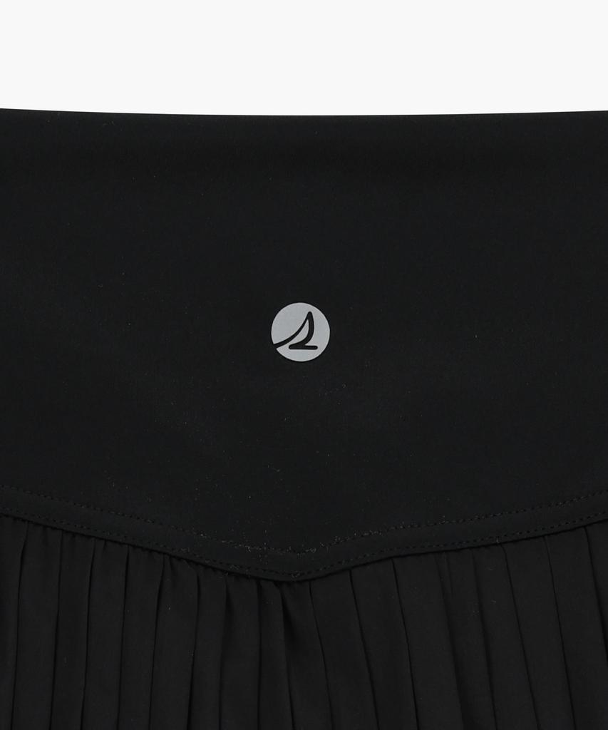 Sperry Pleated Easy Skirt_Black [Sprq_0002]
