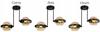 MODERN HONEY GLASS RING HANGING LAMP