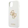 Guess Guhcp13Sls4Ggwh Iphone 13 Mini 5,4 Biały/White Hard Case Silicone 4G Logo