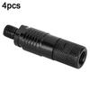 4Pcs New Fashion Metal Fishing Rod Pod Connectors Quick Release Bite Alarms Adapters Black