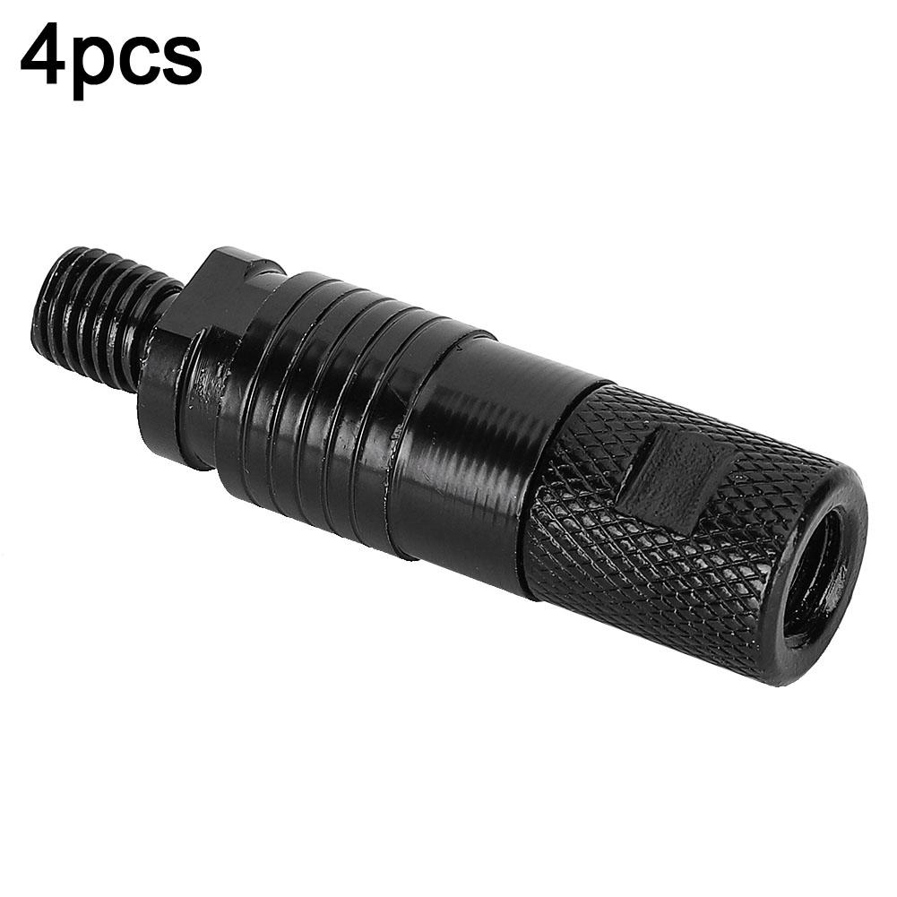4Pcs New Fashion Metal Fishing Rod Pod Connectors Quick Release Bite Alarms Adapters Black