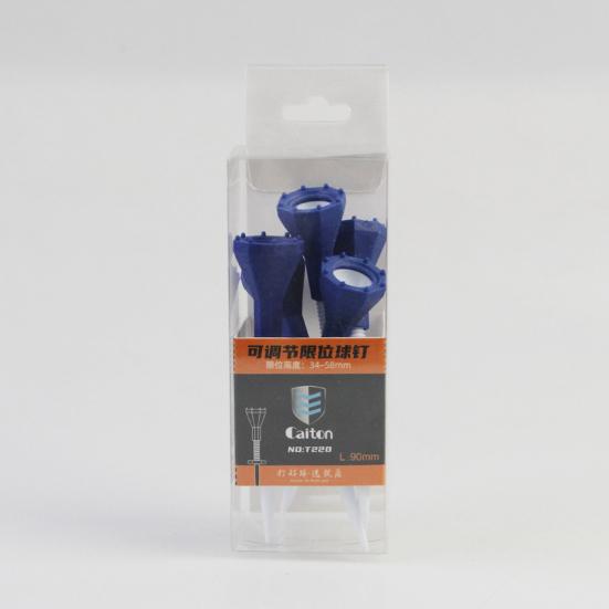 5Pcs Golf Tees Compact Size Height Adjustable Lightweight Unbreakable Low Friction Golf Tees