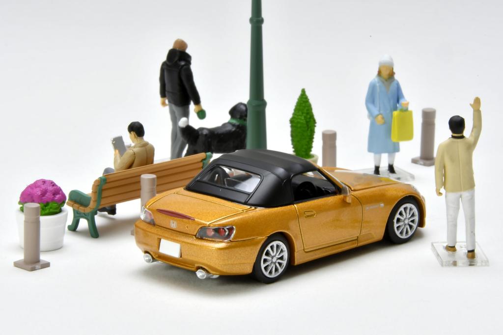 Geocolle Car Snap 22a Urban Street Corner 2 ABS частично мини-машина набор 64# смола/ПВХ куклы/аксессуары (окрашенный, собранный) + литье под давлением