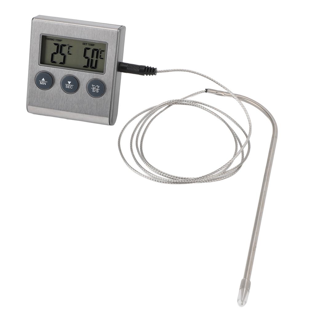 Кухонный термометр для приготовления пищи, складной таймер, мгновенный термометр для мяса для домашнего использования