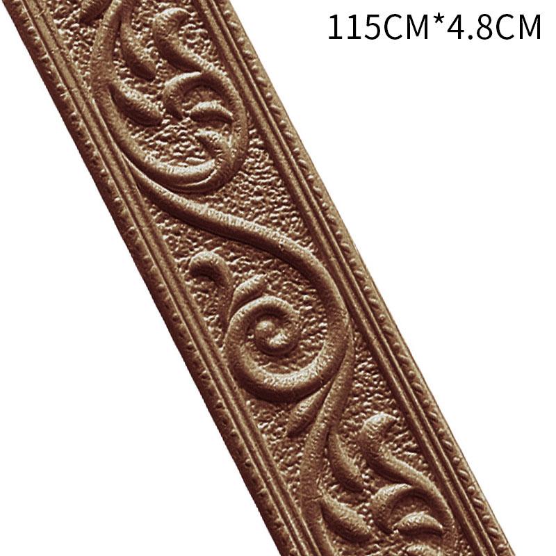 3D линия отделки стены, плинтус, бордюр, обои, стикер на стену, самоклеящийся водонепроницаемый плинтус для украшения дома