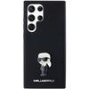Karl Lagerfeld Силиконовый чехол Ikonik Metal Pin для Samsung Galaxy S24 Ultra - черный
