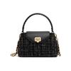 Charles & Keith Твидовая клетчатая сумка Kelly Женские сумки Мультиколор CK2-50782379-3