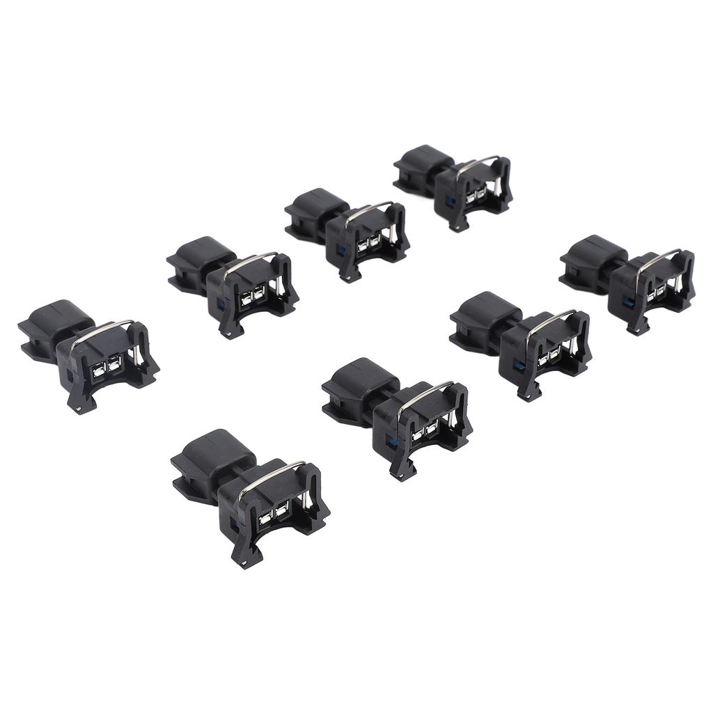 8Pcs Fuel Injector Connector Adapter 12077939 Stable Performance Fuel Injector Adapter for EV1 To EV6 Wiring Harness