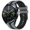 KALEBOL 20мм Двухцветный силиконовый ремешок для Samsung Galaxy Watch6 Classic 47мм/43мм/Huawei Watch GT 3 Pro 43мм