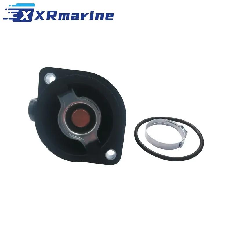 892864T06 Thermostat Assembly with Housing for Mercury 75 - 150 HP 4 Stroke -775-65 Outboard Motors 8M0090819 Sierra 18-3635