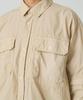Snow Peak Garment Dyed Convertible Shirt Long and XL SH-25AU002, Sleeve, Men's Women's, IVORY,