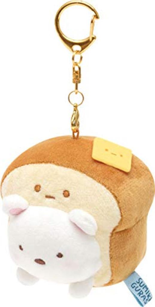 Sumikko Gurashi Sumikko Хлебная мастерская Коллекция подвесных плюшевых игрушек Белый медведь MY14701 (Хлеб)