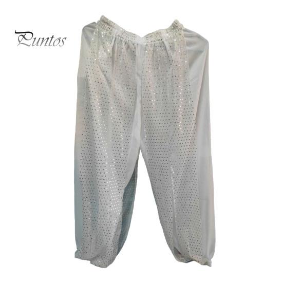 Женские брюки для выступлений, эластичные брюки с высокой талией, однотонные шаровары с блестками, декор для народных танцев, костюм для танца живота для взрослых, брюки