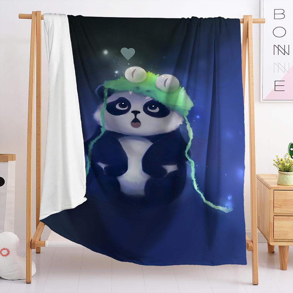 Blankets Cute Panda Blankets Flannel Bedroom Office Blankets Cover Blankets For All Seasons